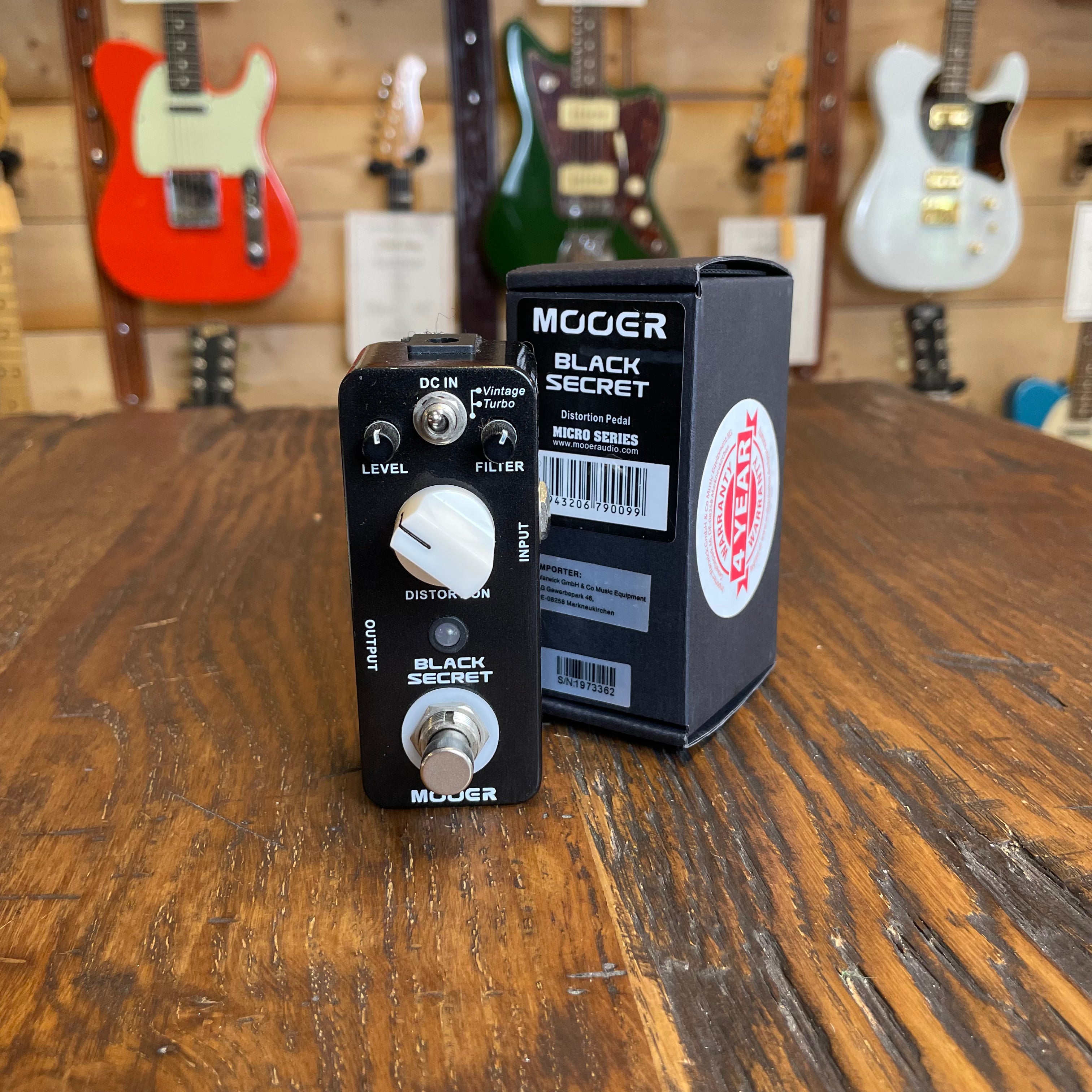 Mooer Black Secret Distortion effectpedaal (occasion)