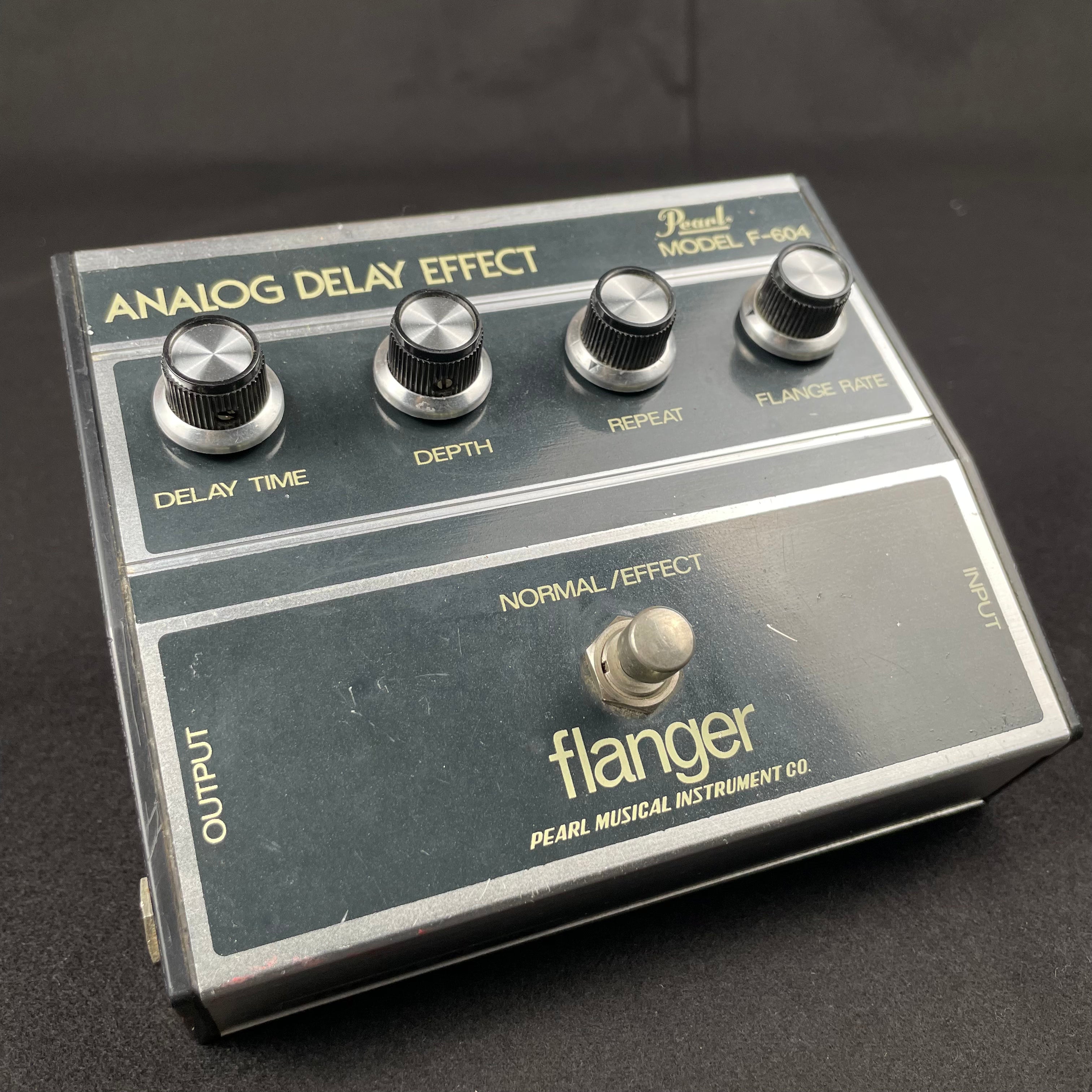 Pearl F-604 Flanger Analog Delay Effect 70's Japan