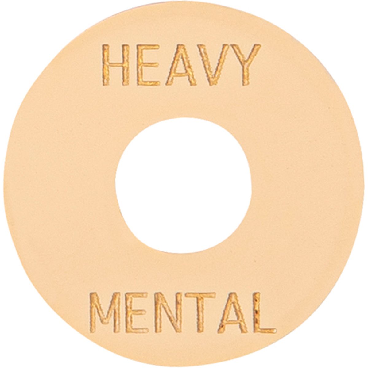 Joe Doe Poker Chip In Aged White - Heavy - Mental