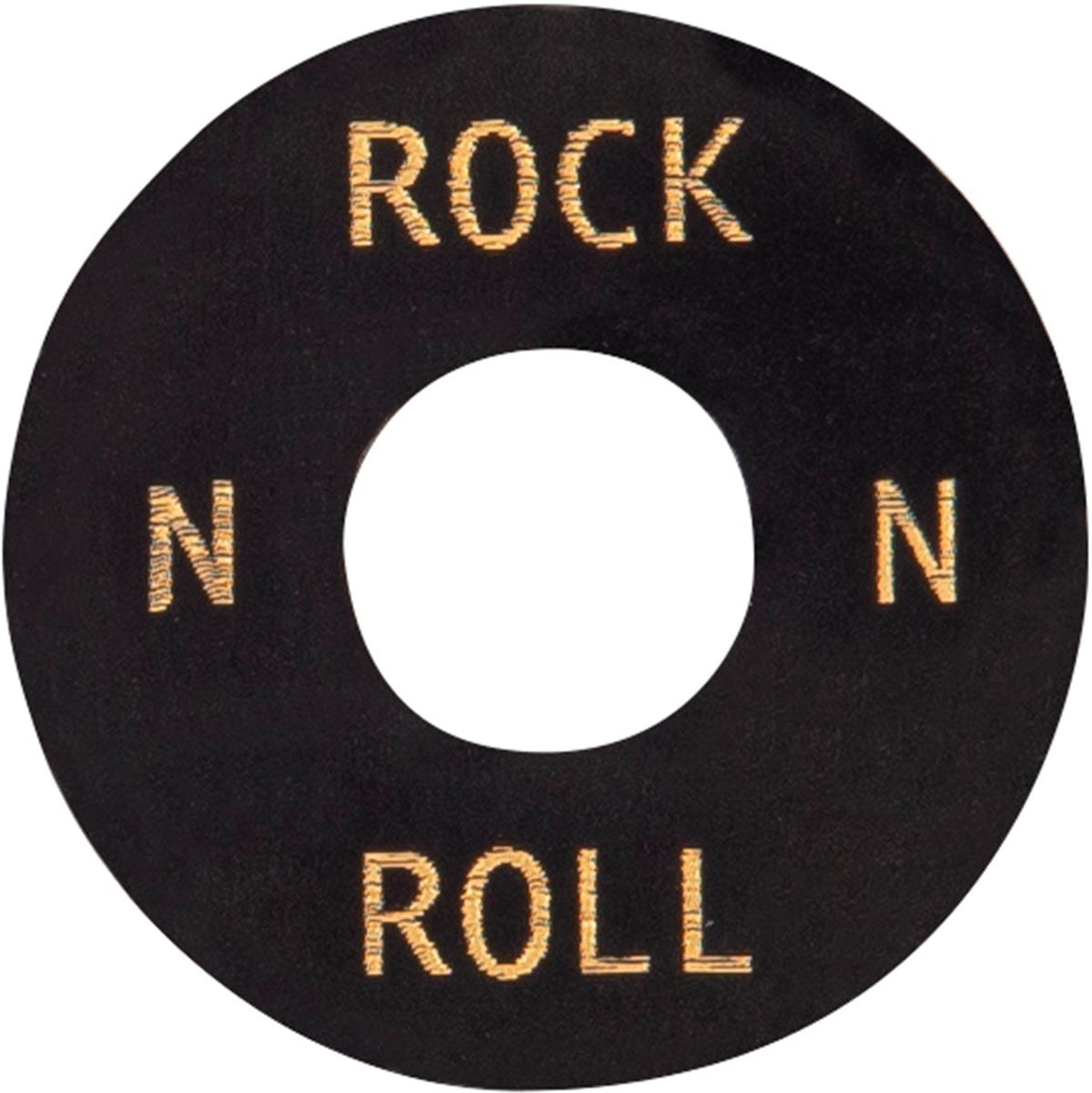 Joe Doe Poker Chip In Aged Black - Rock - Roll