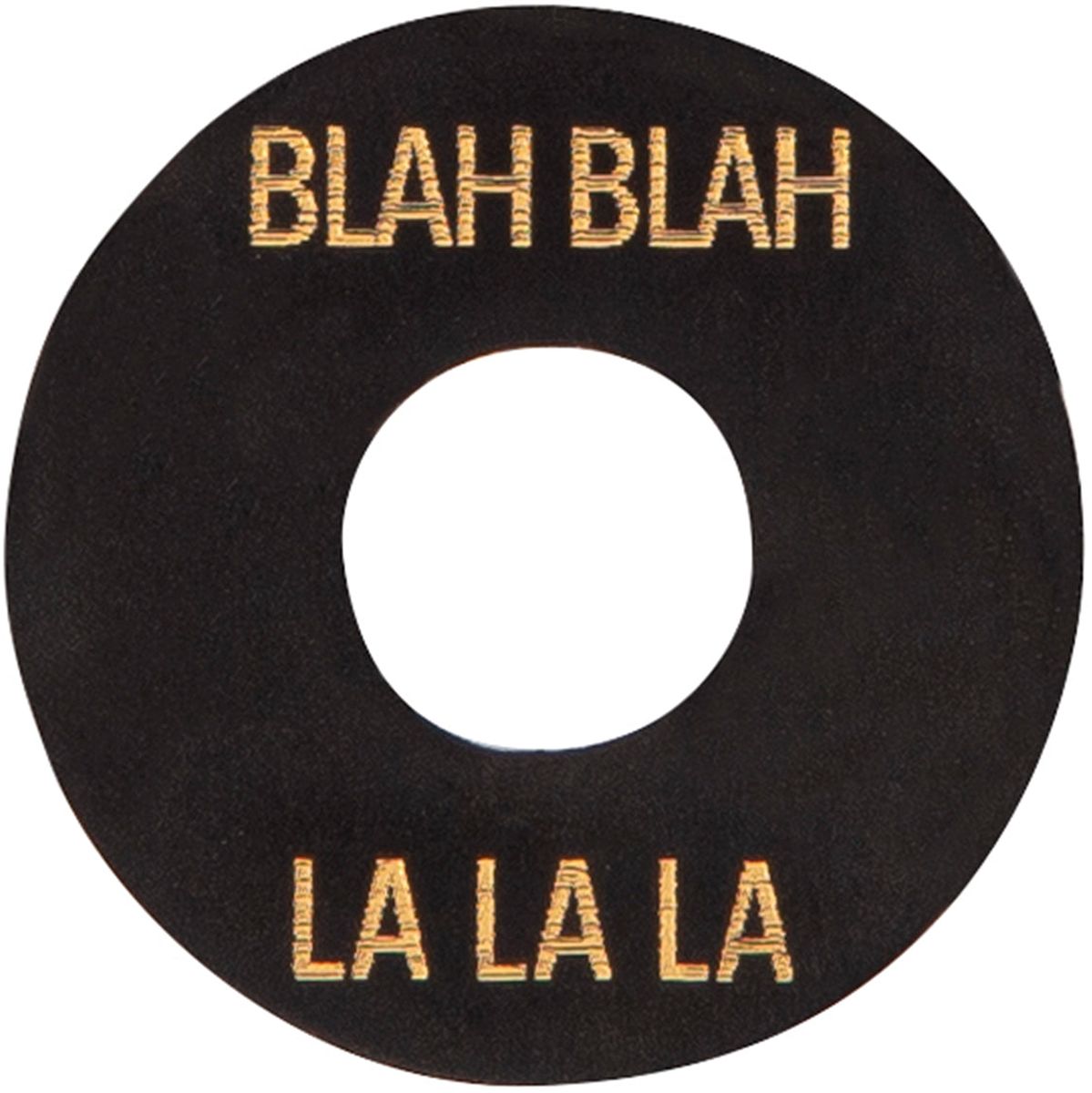 Joe Doe Poker Chip In Aged Black - Blah - Lalala