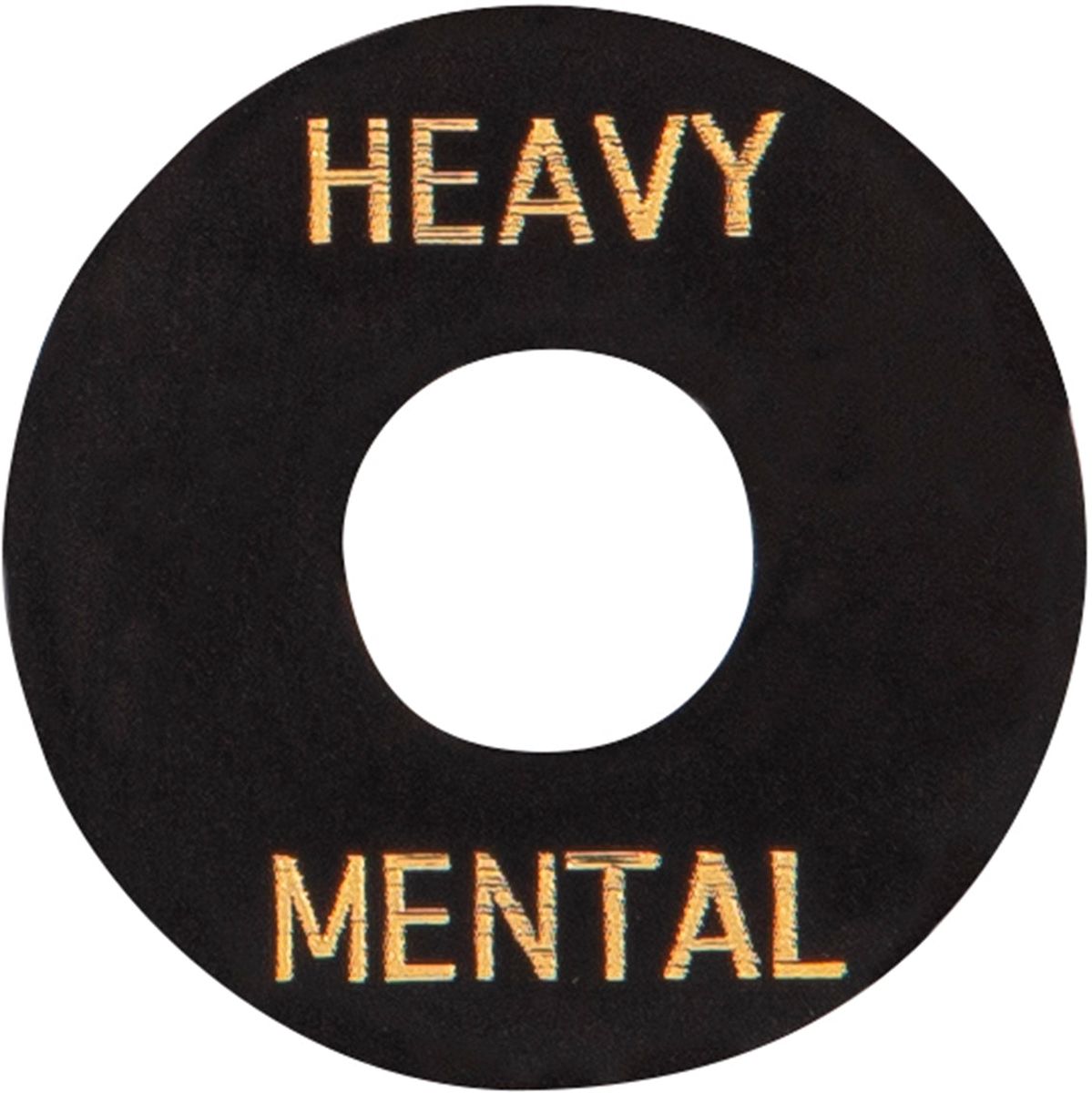 Joe Doe Poker Chip In Aged Black - Heavy - Mental