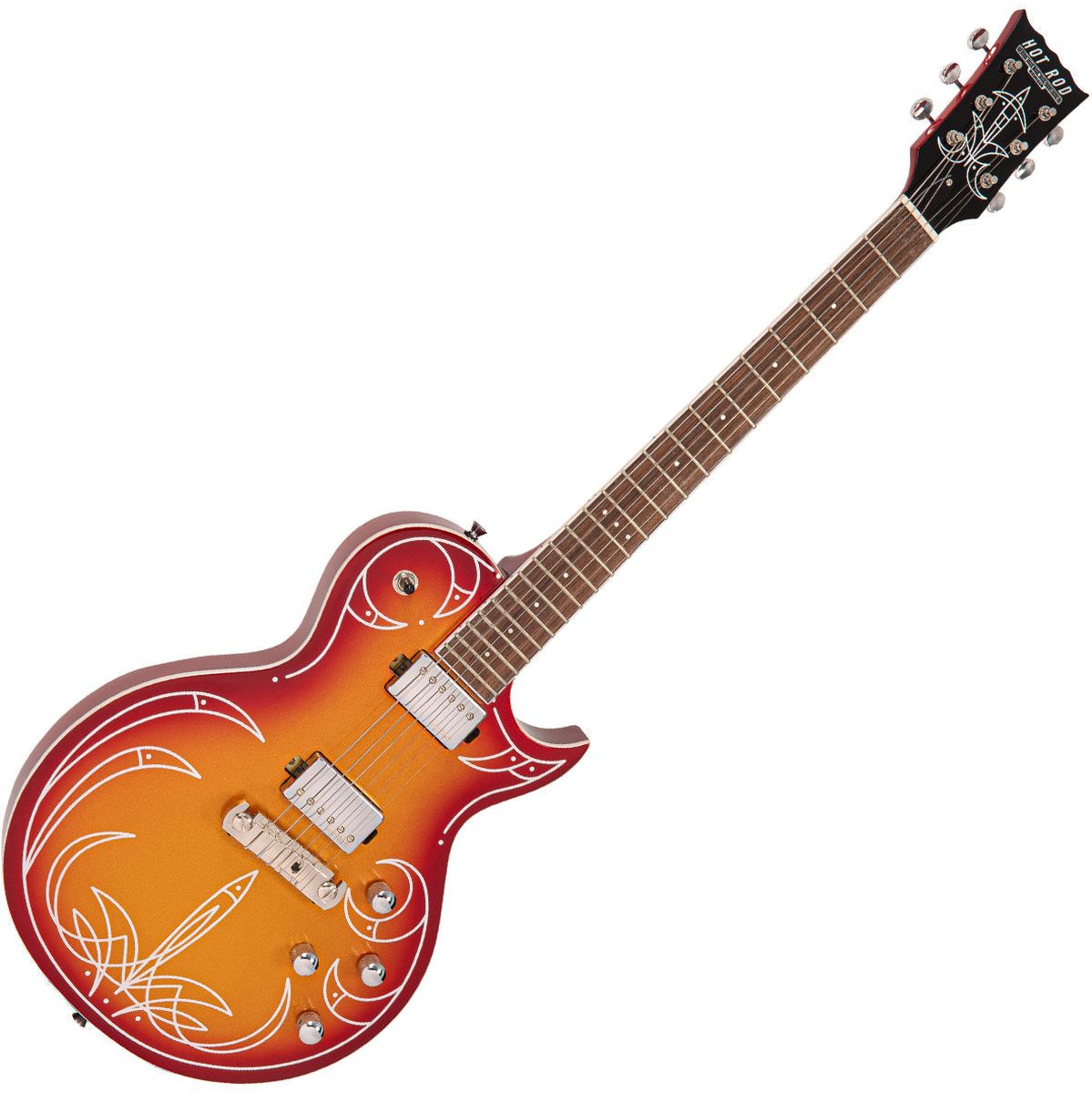 Vintage Joe Doe By Vintage - Hot Rod Cali-Sunset Burst w/ Case