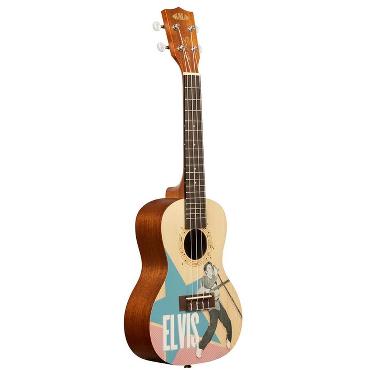 Kala Learn To Play Elvis Rockabilly Concert Ukulele Rosewood Update