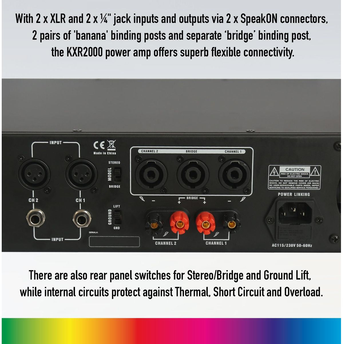 Kam Professional Stereo 500W Power Amplifier