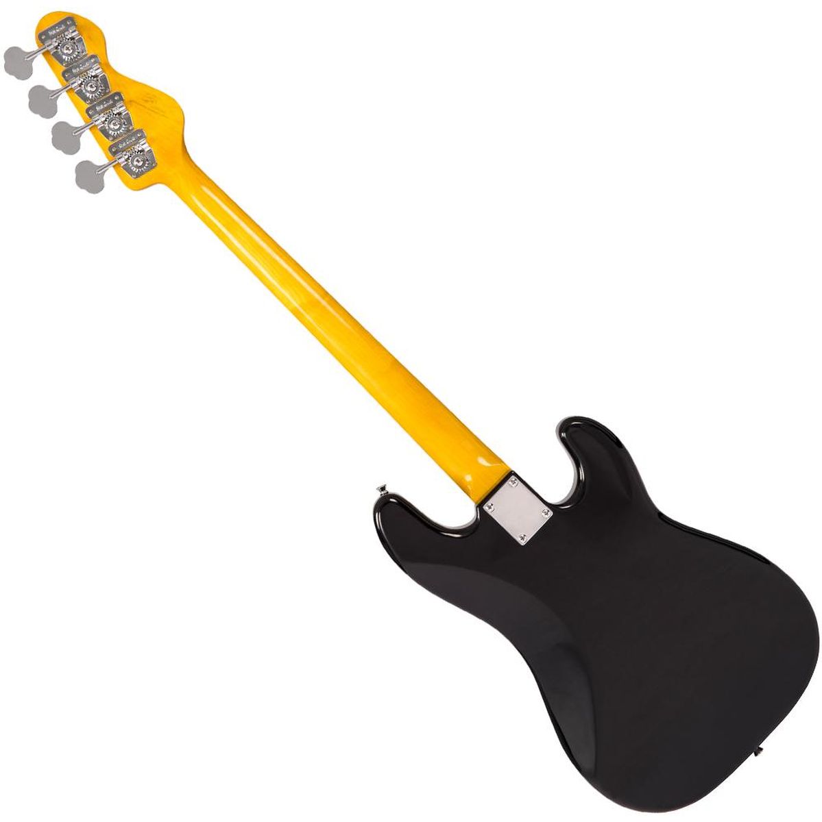 Vintage Linkshandige Elektrische basgitaar - Black