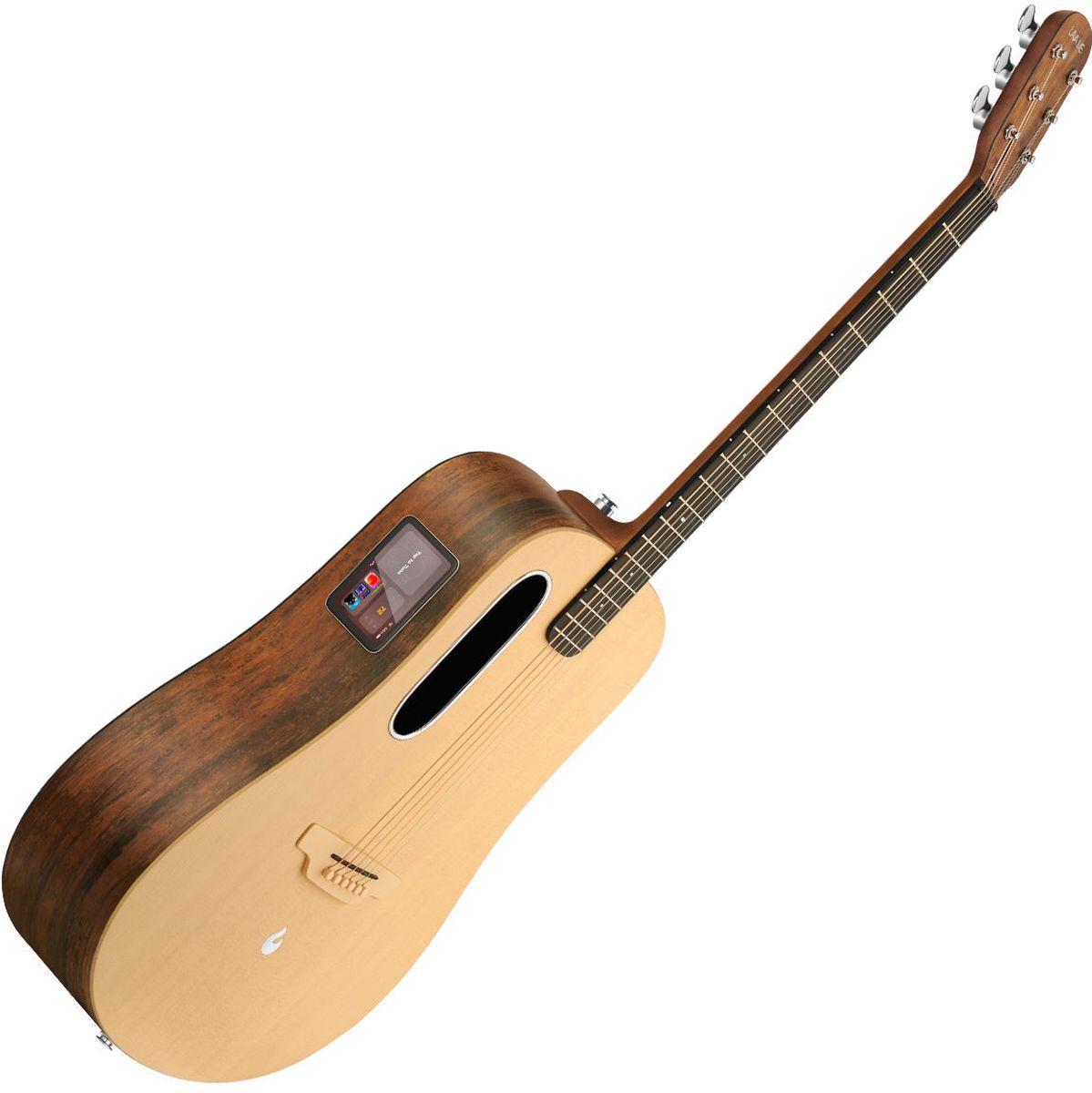 LAVA MUSIC ME4 Spruce - 41 Woodgrain Brown And Burlywood - Airflow Bag