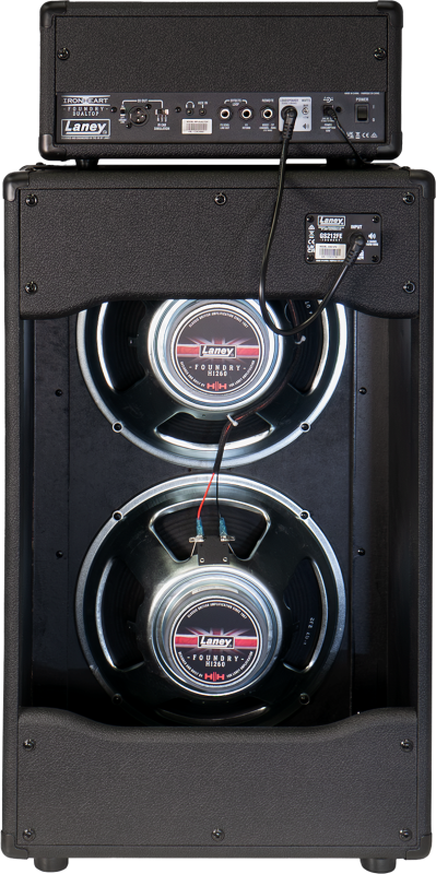 Laney IRF-DUALRIG212 Ironheart Foundry Dualrig head + cabinet 2x12 inch 60W