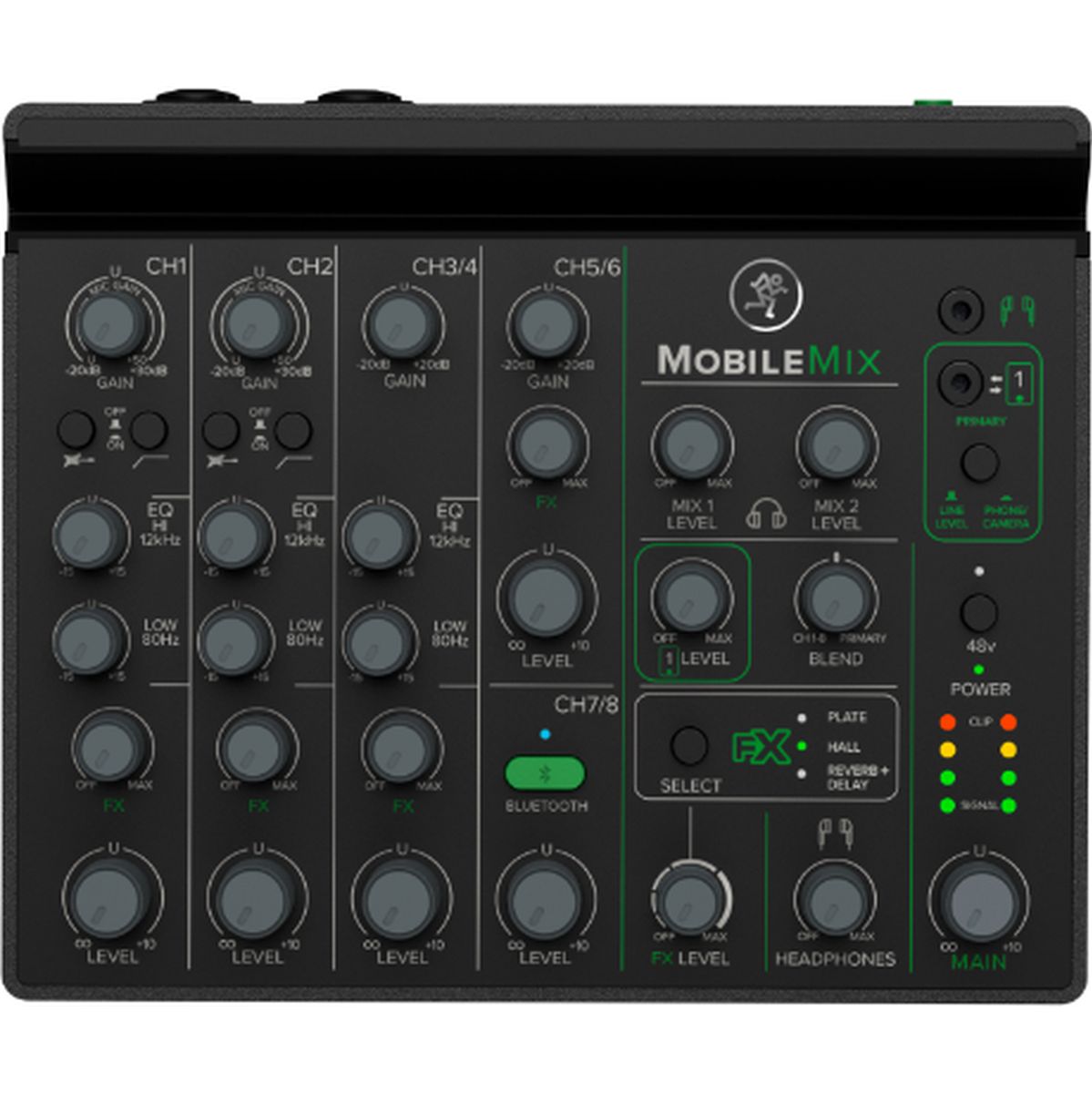 Mackie 8-Channel USB-Powerable Mixer For A/V Production Live Sound &amp; Streaming