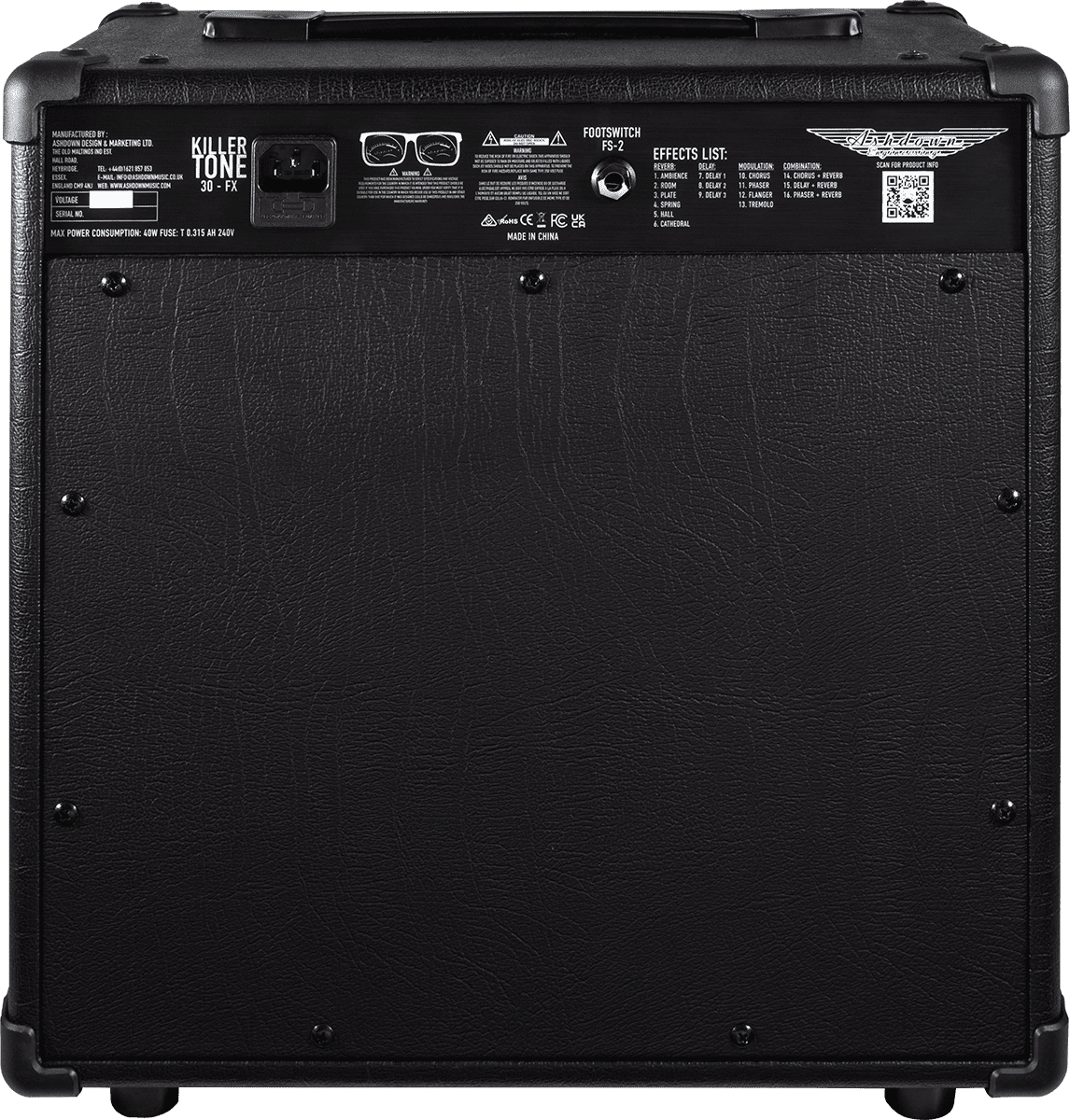 Ashdown Killer Tone KT-30FX Guitar Combo