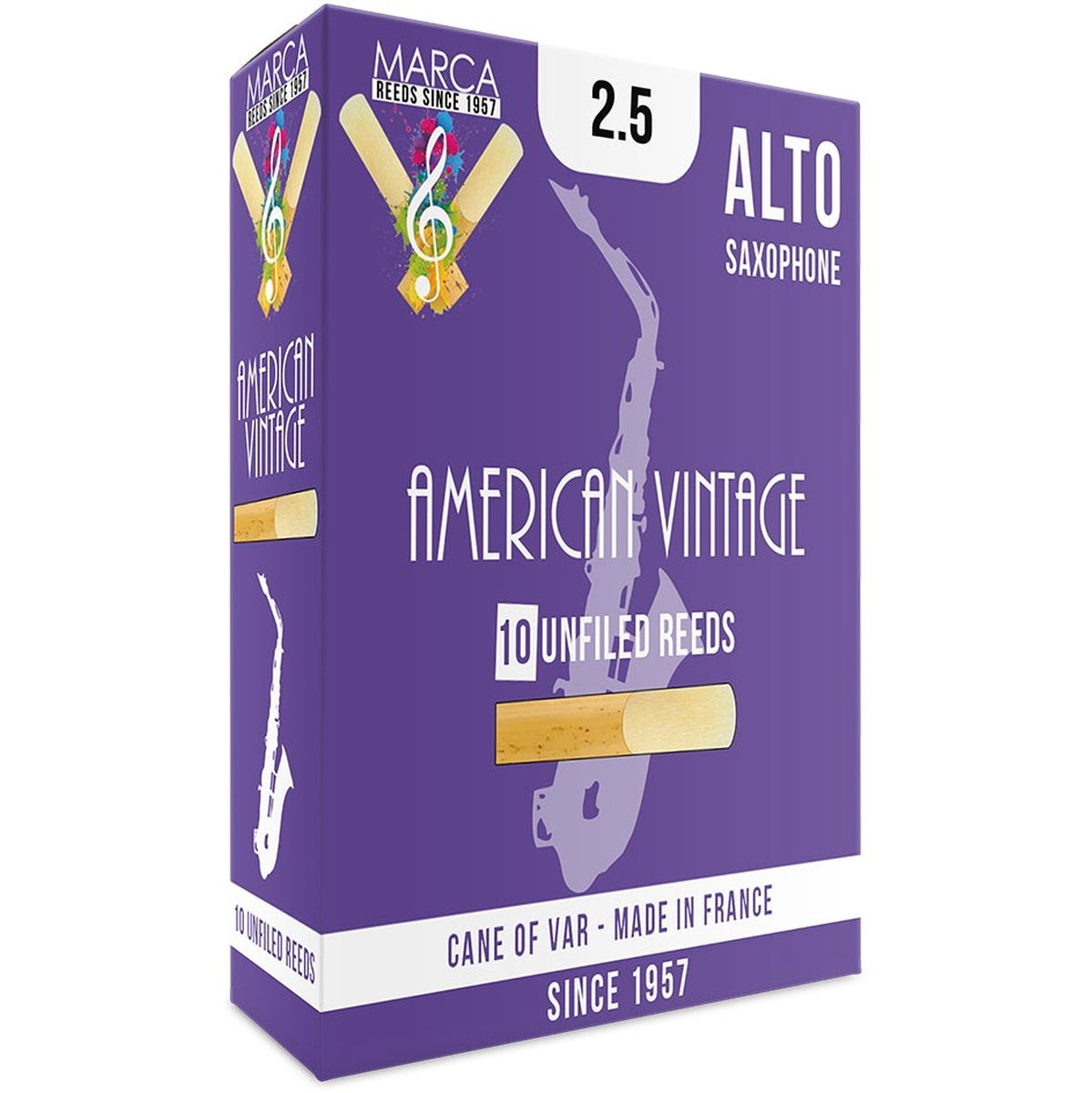 MARCA Reed Saxophone Alto American Vintage 2.5 - PK Of 10