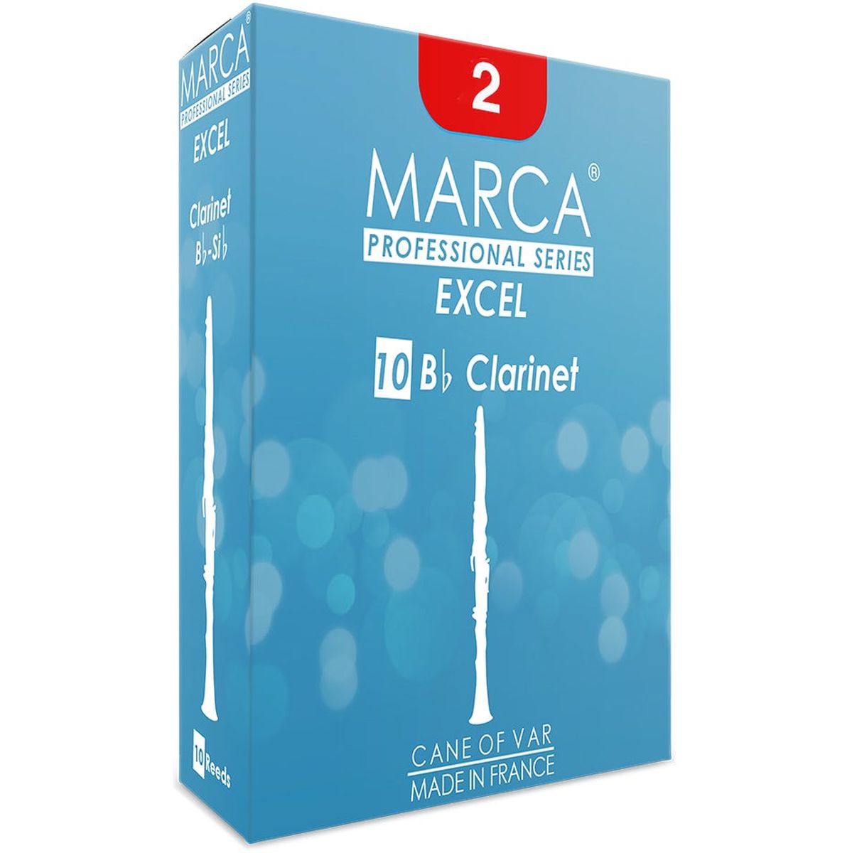 MARCA Reed Clarinet BB Excel 2 - PK Of 10