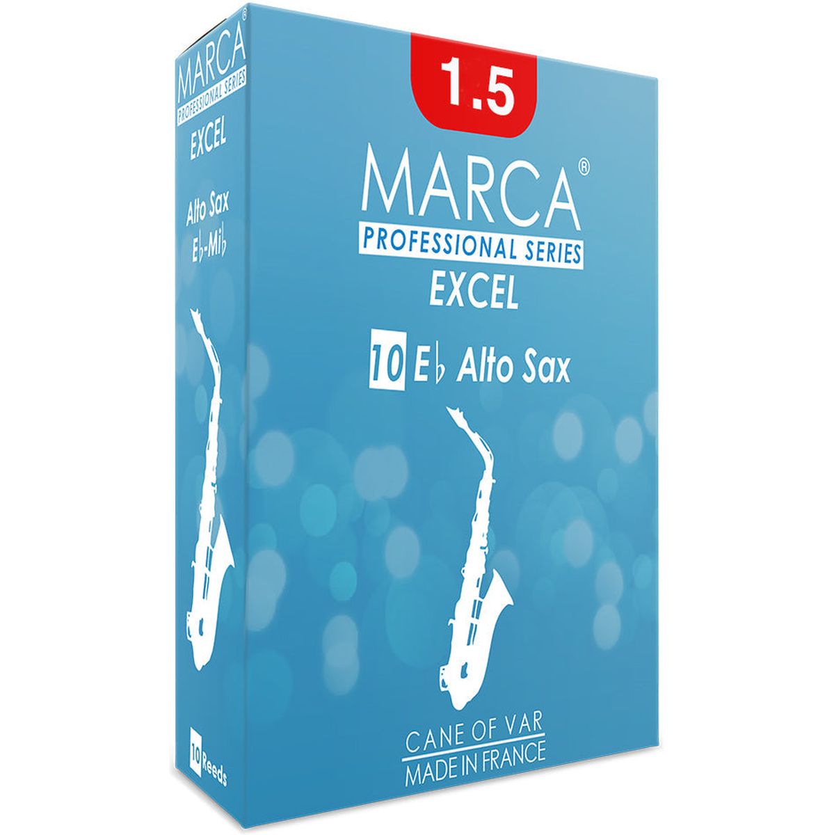 MARCA Reed Saxophone Alto Excel 1.5 - PK Of 10