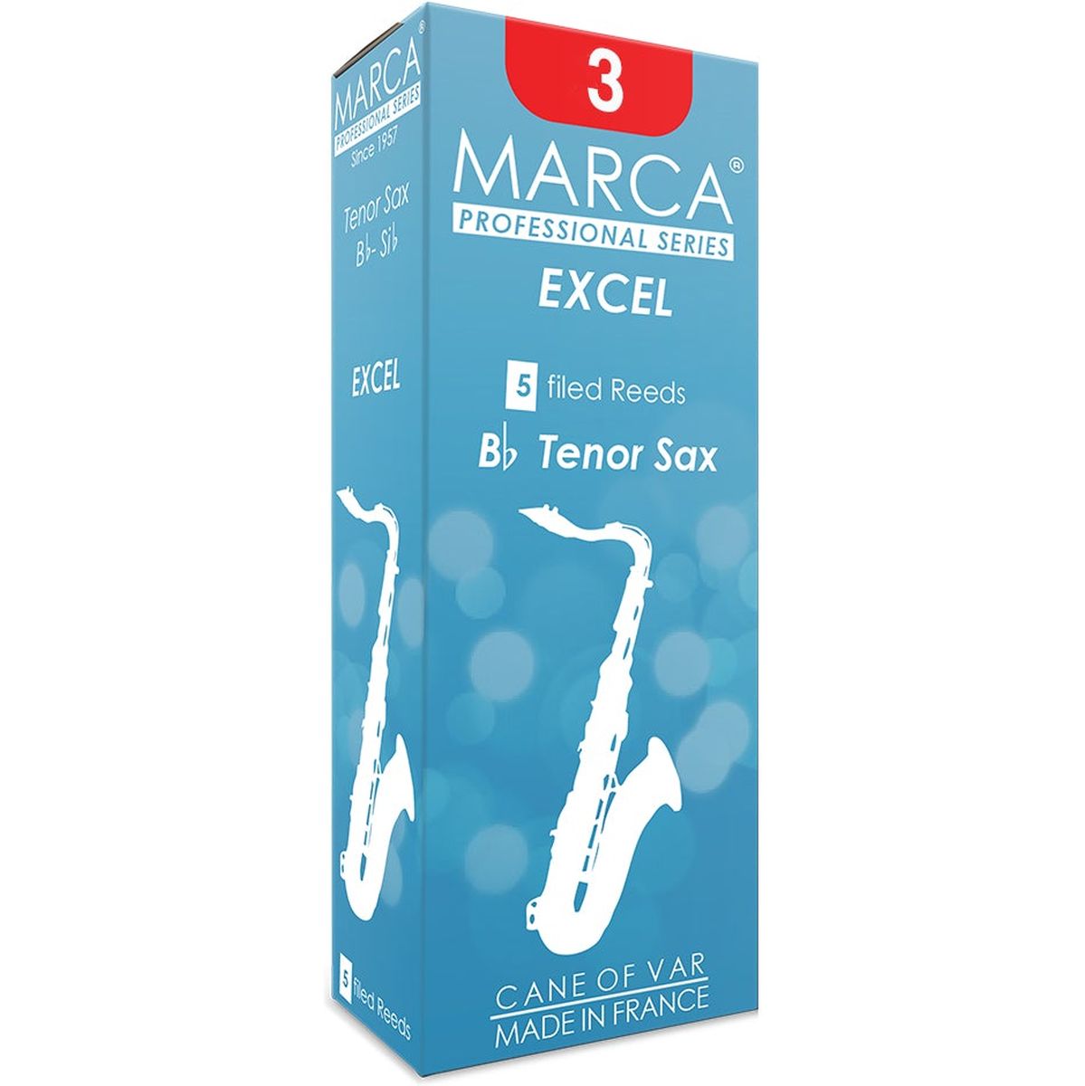 MARCA Reed Saxophone Tenor Excel 3 - PK Of 5