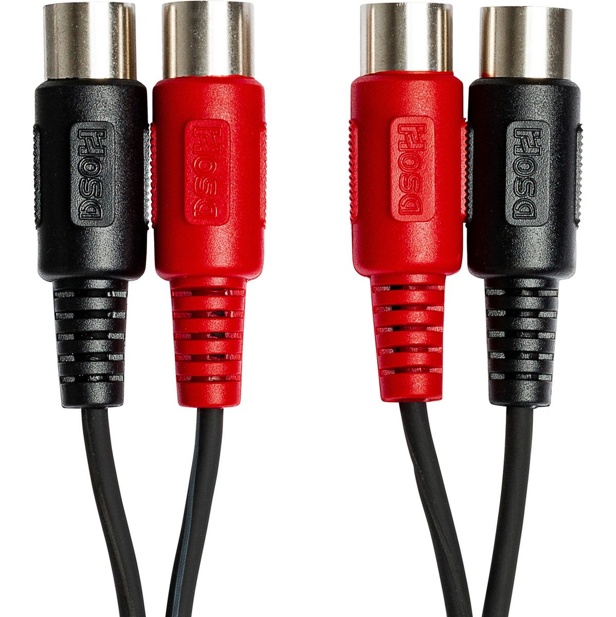 Hosa MID-202 Dual Midi Cable Dual 5-PIN DIN To Same 2 M