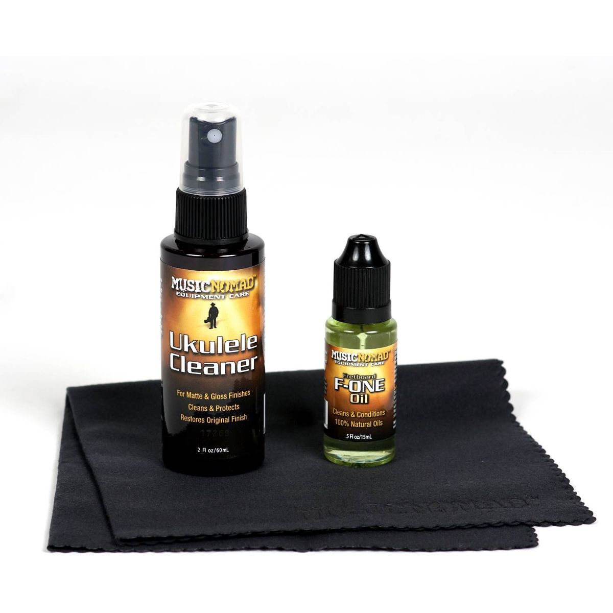 MusicNomad Premium Ukulele Care Kit (3 Pak) - MN142