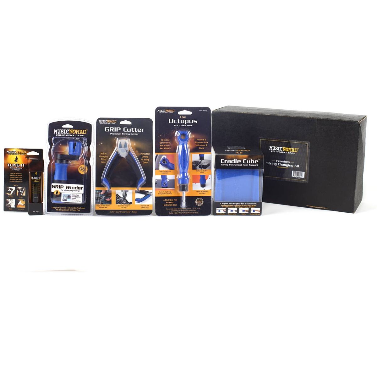 MusicNomad Premium String Changing Kit (5 pcs) (Must Order Case Pack 4) MN146