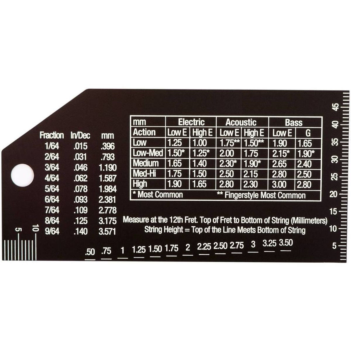 MusicNomad Precision String Action Gauge - MN602