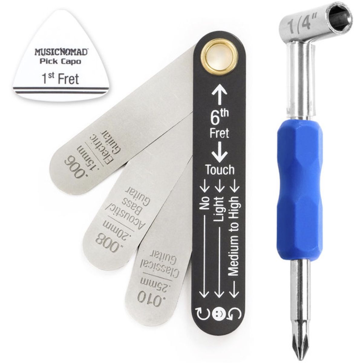 MusicNomad Truss Rod Neck Relief Measure &amp; Adjust Kit For Taylor MN231 + MN600