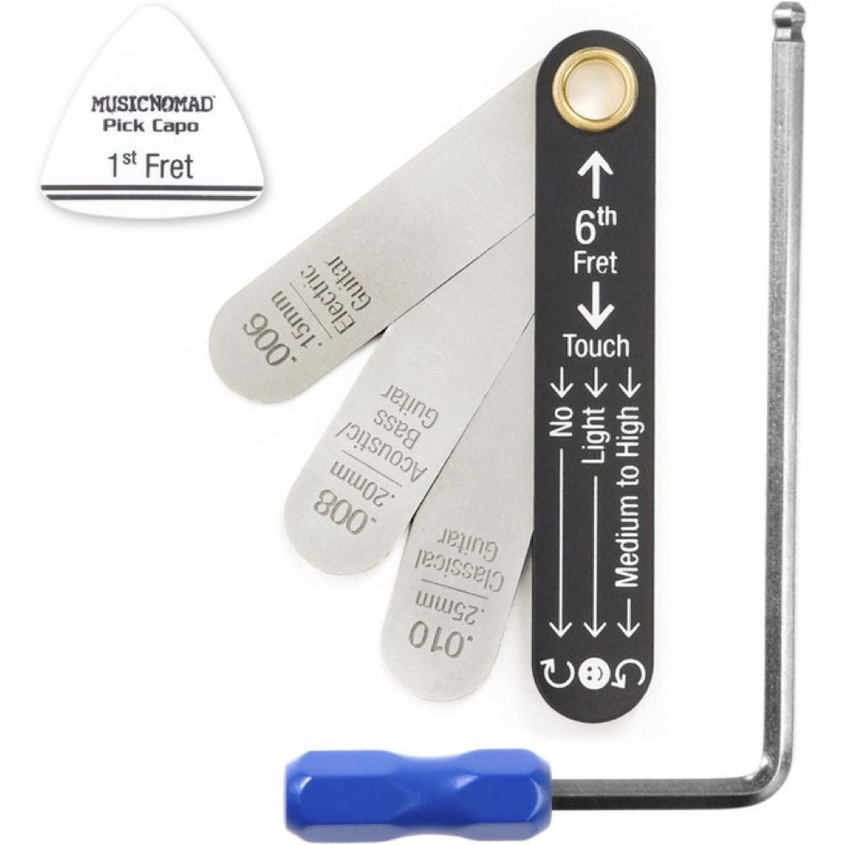 MusicNomad Truss Rod Neck Relief Measure And Adjust Kit For Martin MN236 + MN600