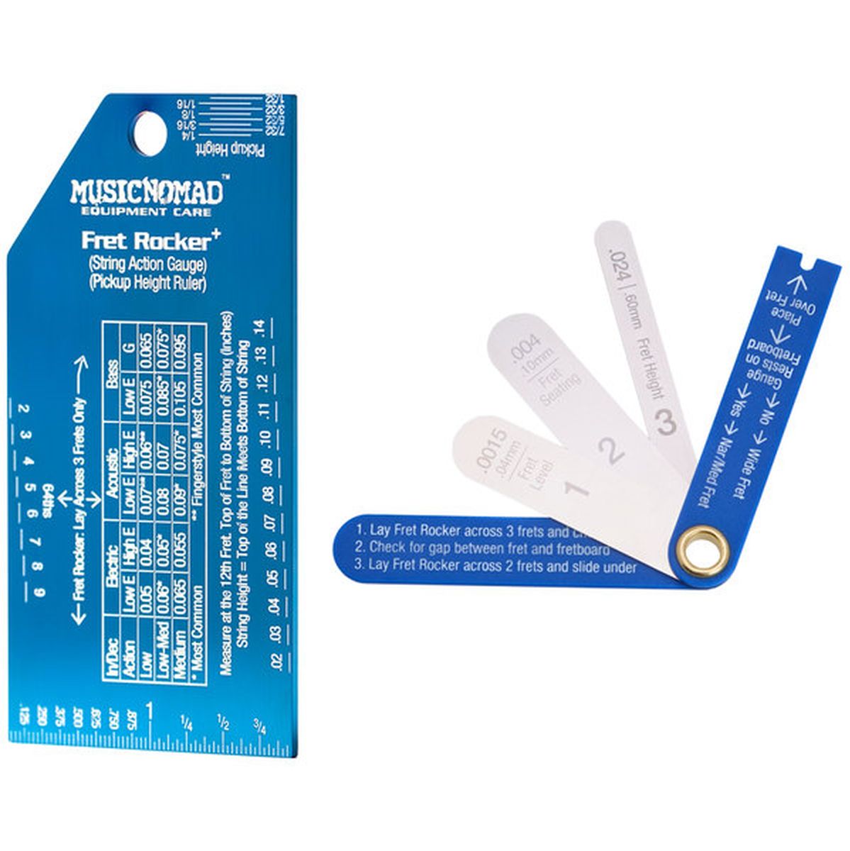 MusicNomad Precision Fret Evaluation Kit