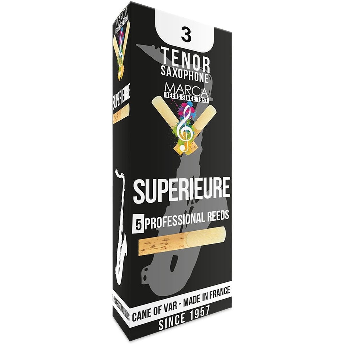MARCA Reed Saxophone Tenor Superieure 3 - PK Of 5