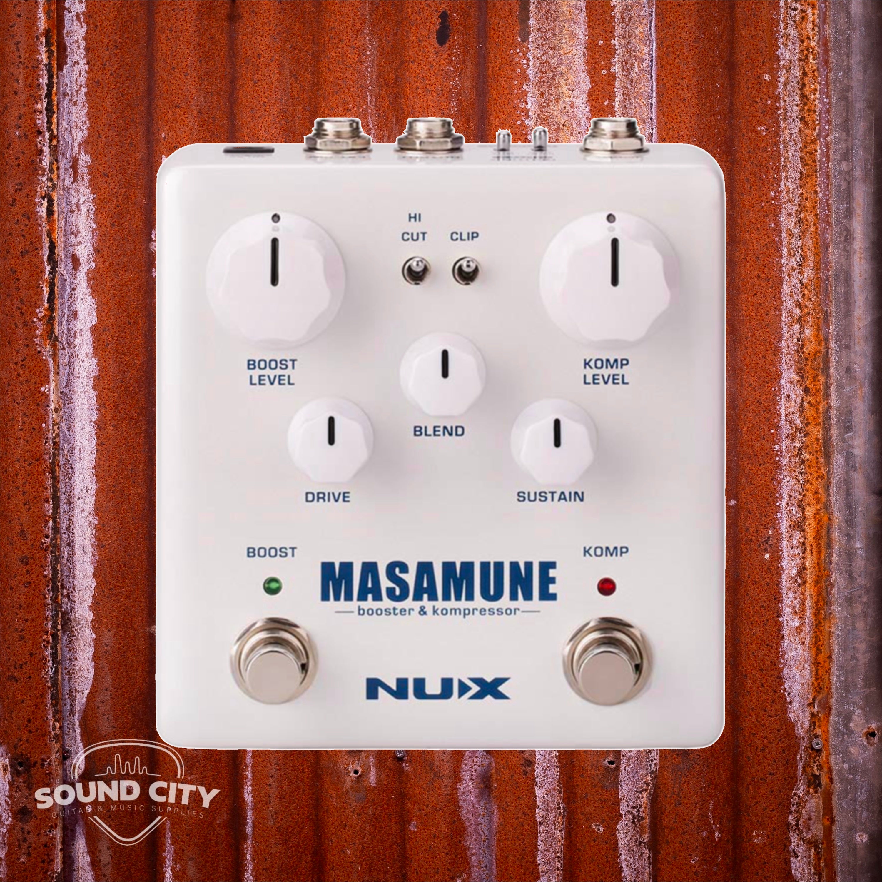 NUX NBK-5 Verdugo Series analoge compressor/ boost MASAMUNE Effectpedaal
