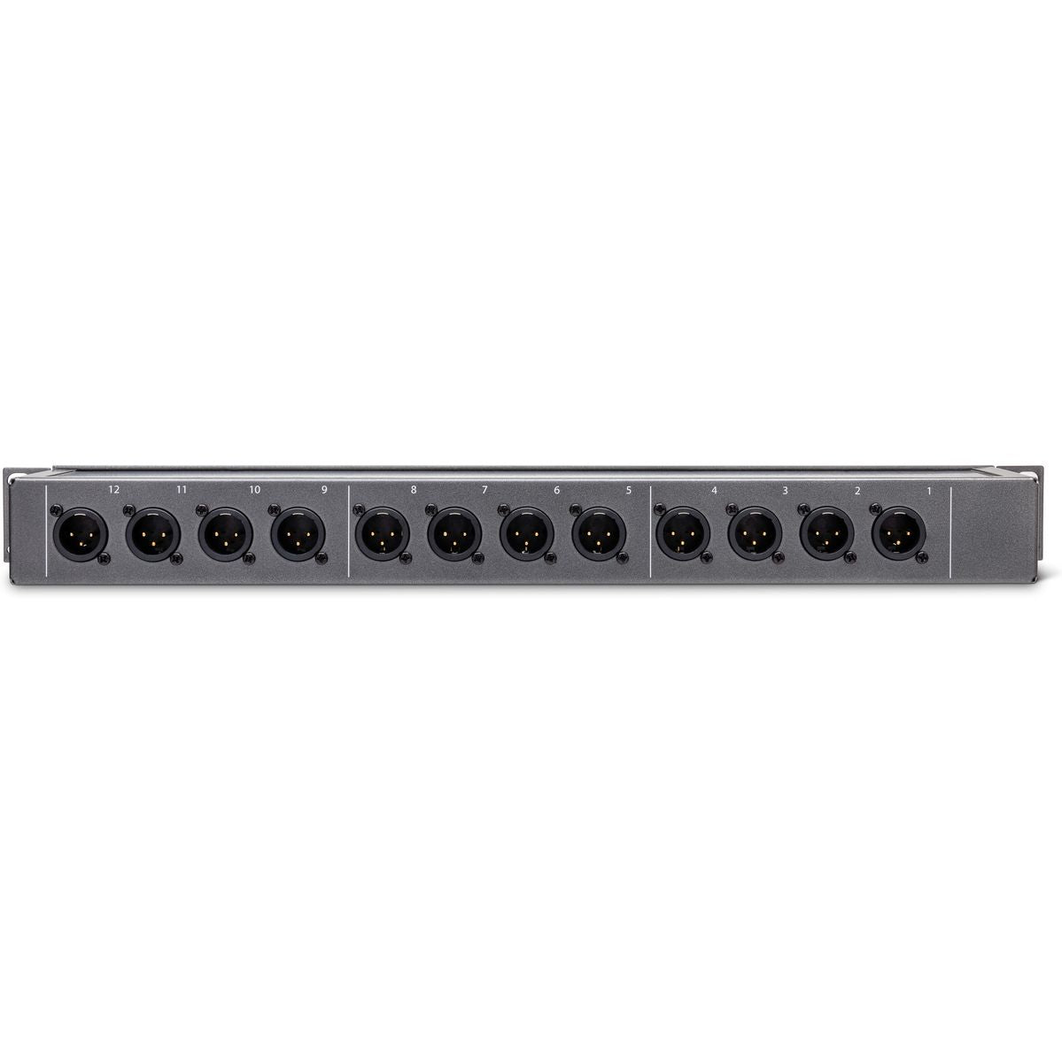 Hosa PDR-369 Patch Bay 12-POINT DE-Normalled XLR3F To XLR3M