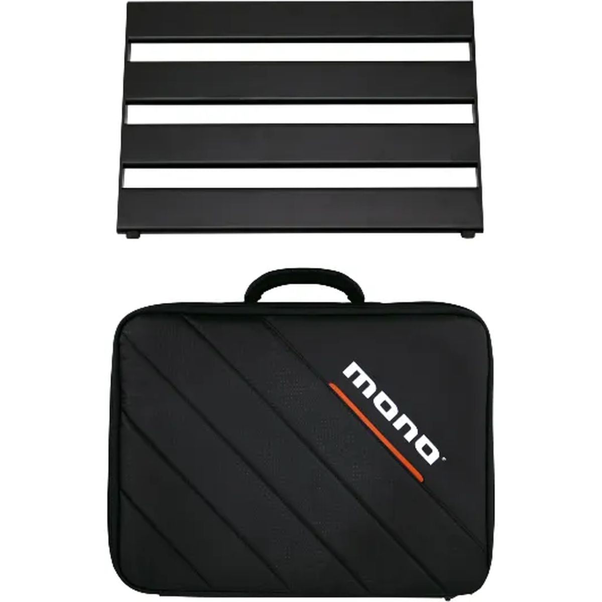 MONO Pedalboard Rail Small Black And Stealth Club Accessory Case Black