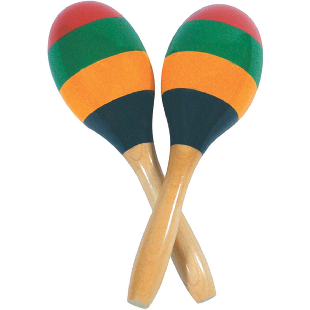 PP Striped Wood Maracas-PR