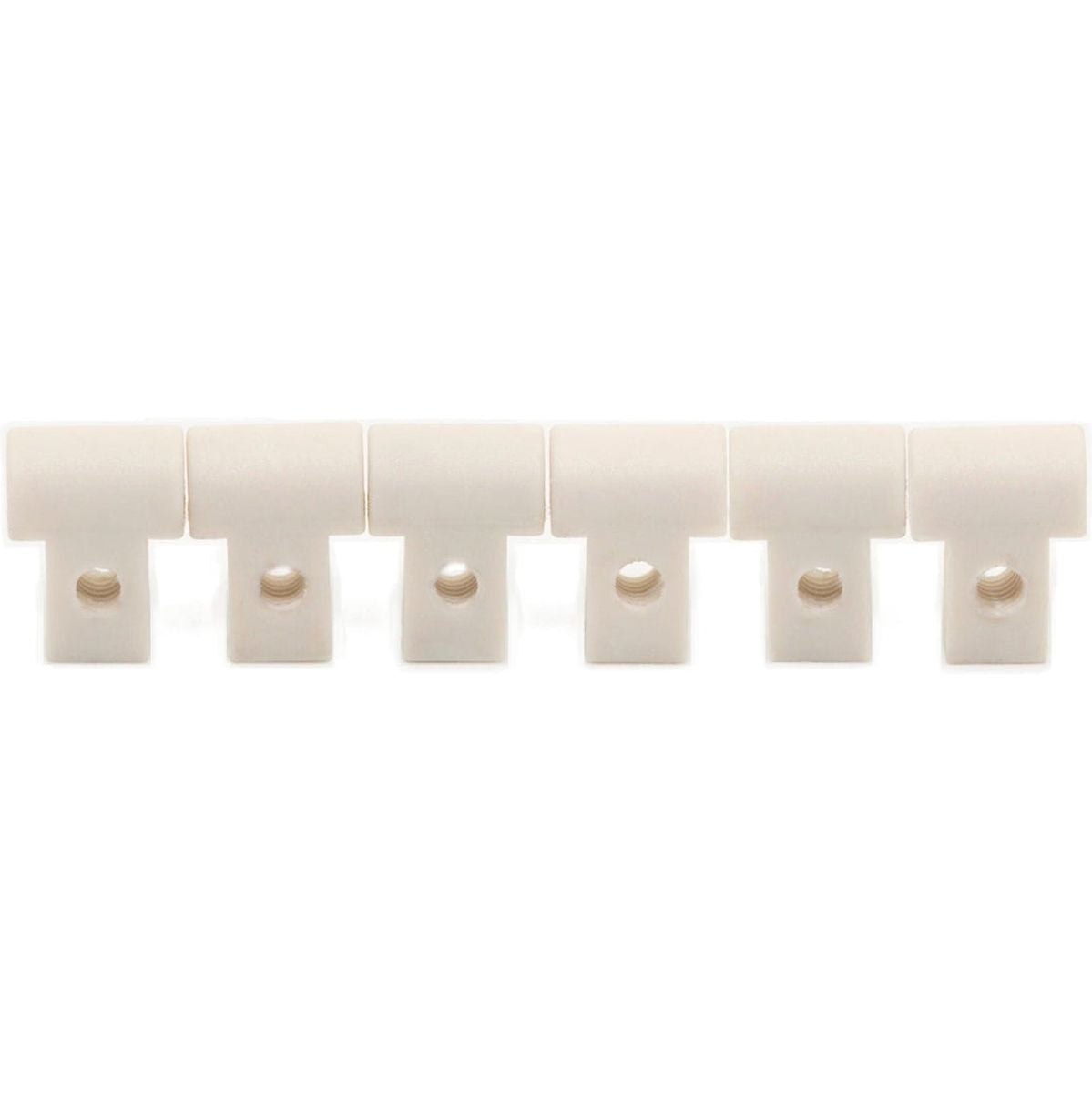 Graph Tech Resomax Tune O Matic Blank Saddles White (6)