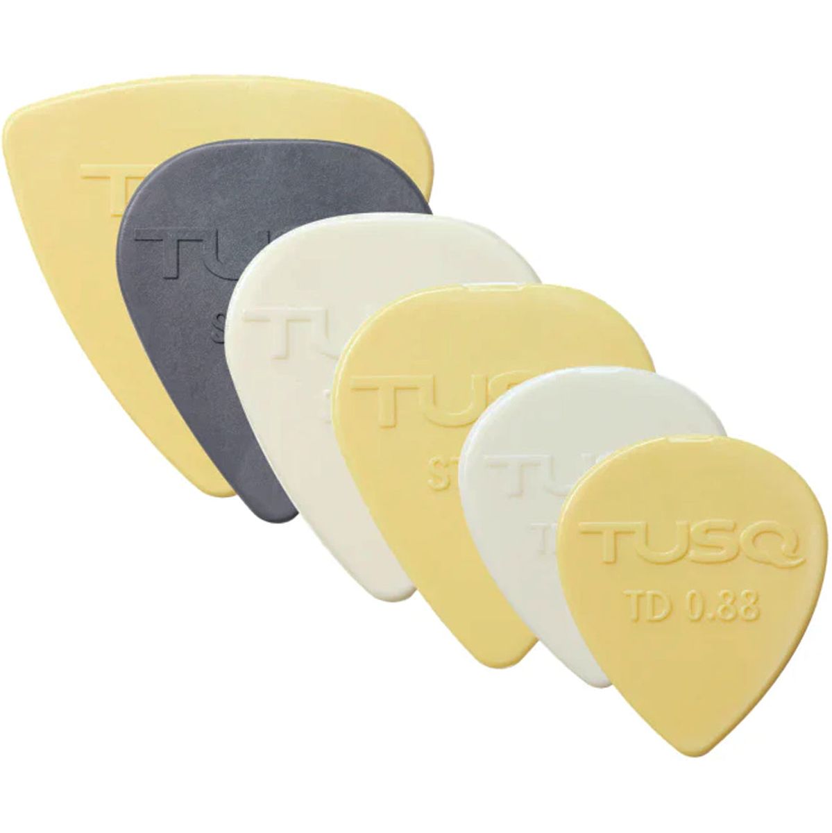 Graph Tech Tusq Assorted Standard Picks - Mixed - 6PK
