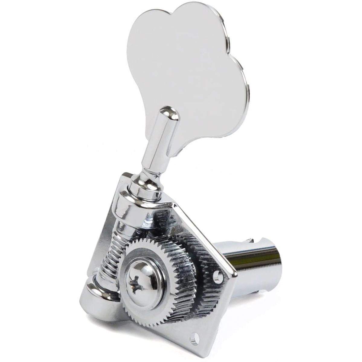Graph Tech Ratio Bass Machine Heads 4-IN-LINE Clover Chrome