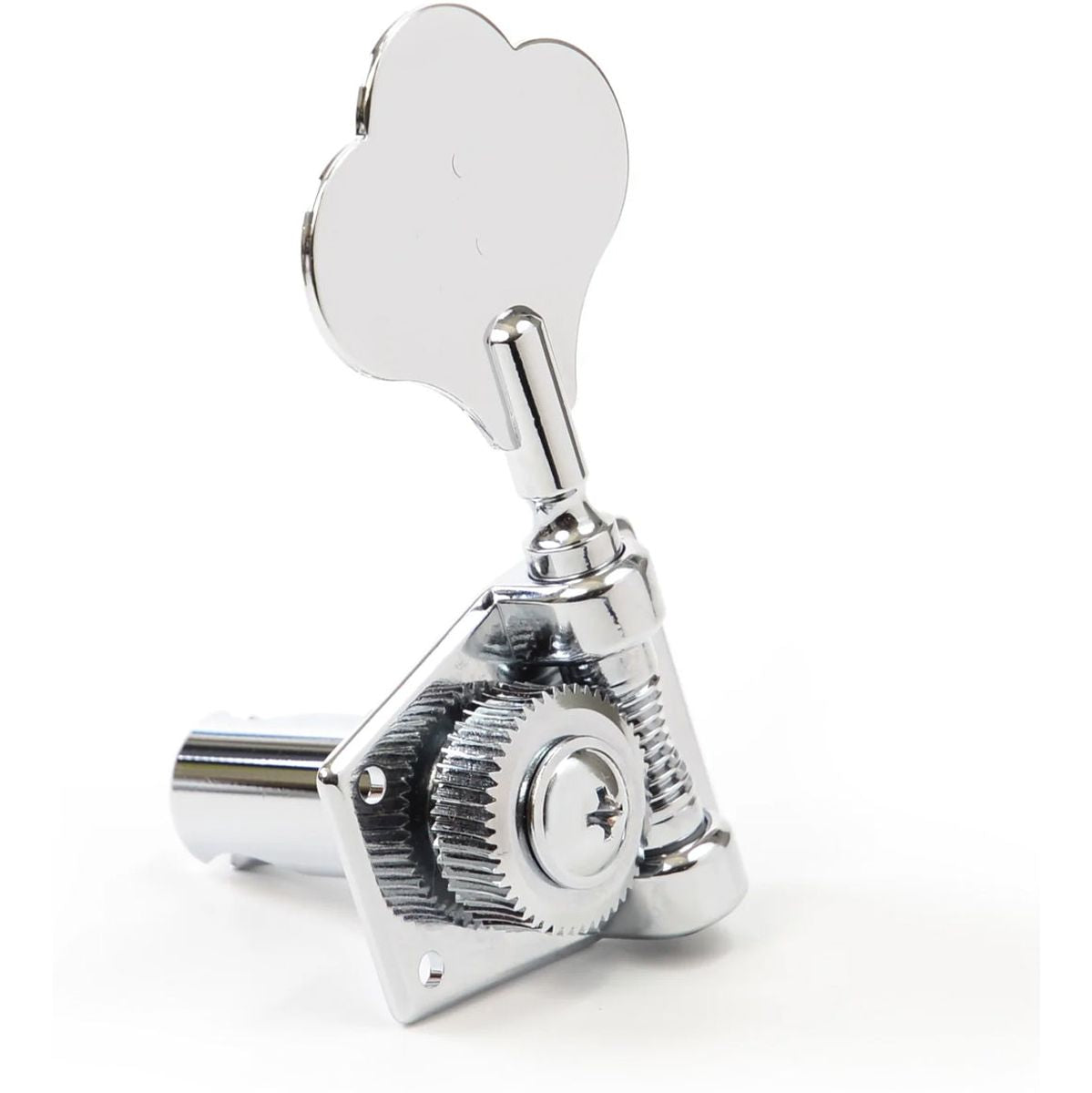 Graph Tech Ratio Bass Machine Heads 4-IN-LINE - Clover - Chrome Left Hand