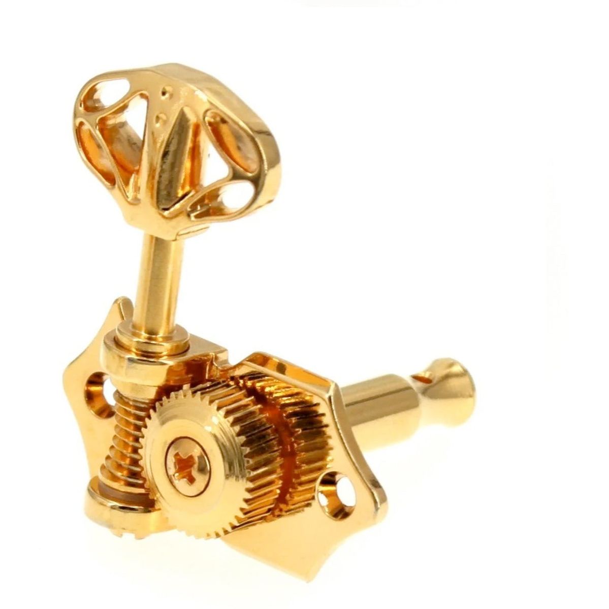 Graph Tech Open Back Acoustic 3 + 3 Skeleton Button - Gold