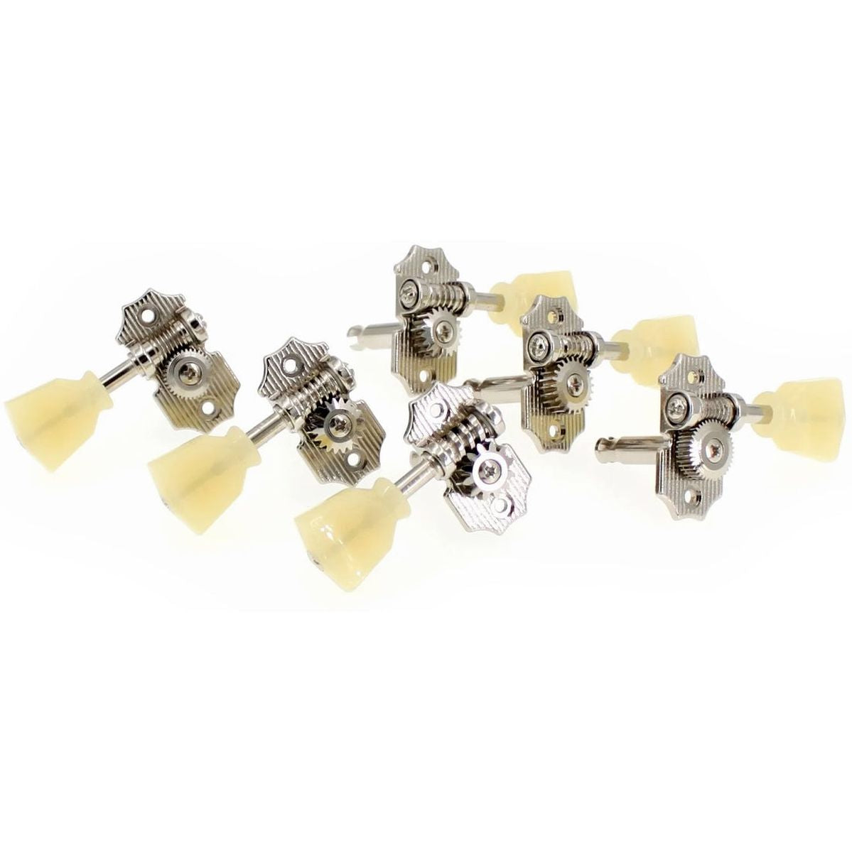 Graph Tech Ratio Electric 3 + 3 Waffle - Vintage Key Nickel