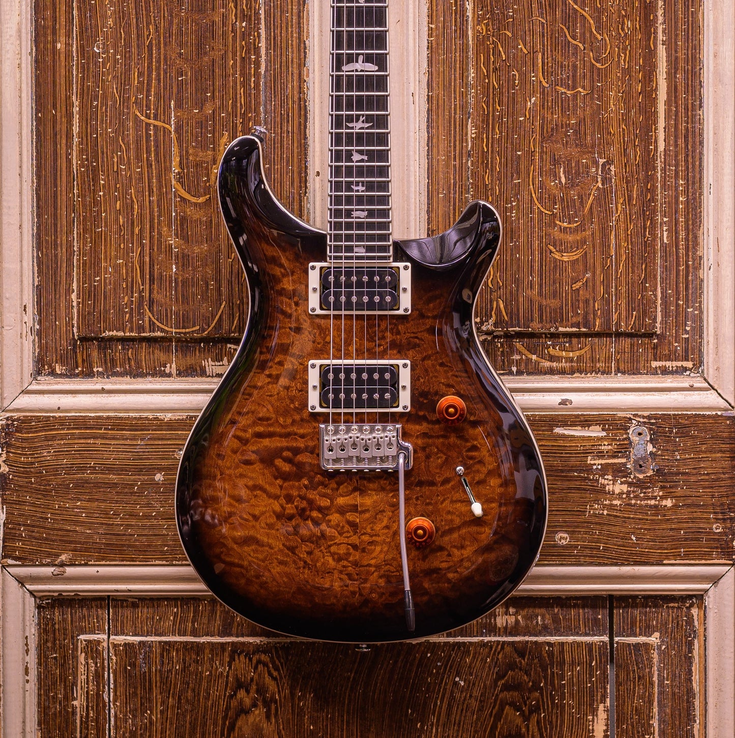 PRS SE Custom 24 Quilted Black Gold Burst (occasion)