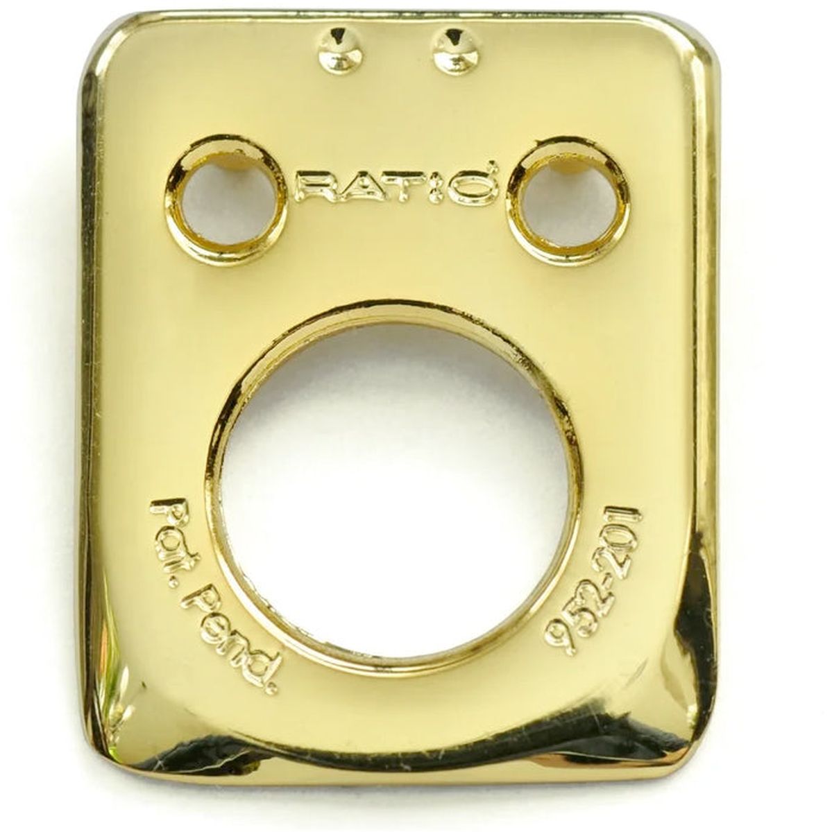 Graph Tech Ratio Plate For Fender Style 2 Pin Hole - Gold (1PC)