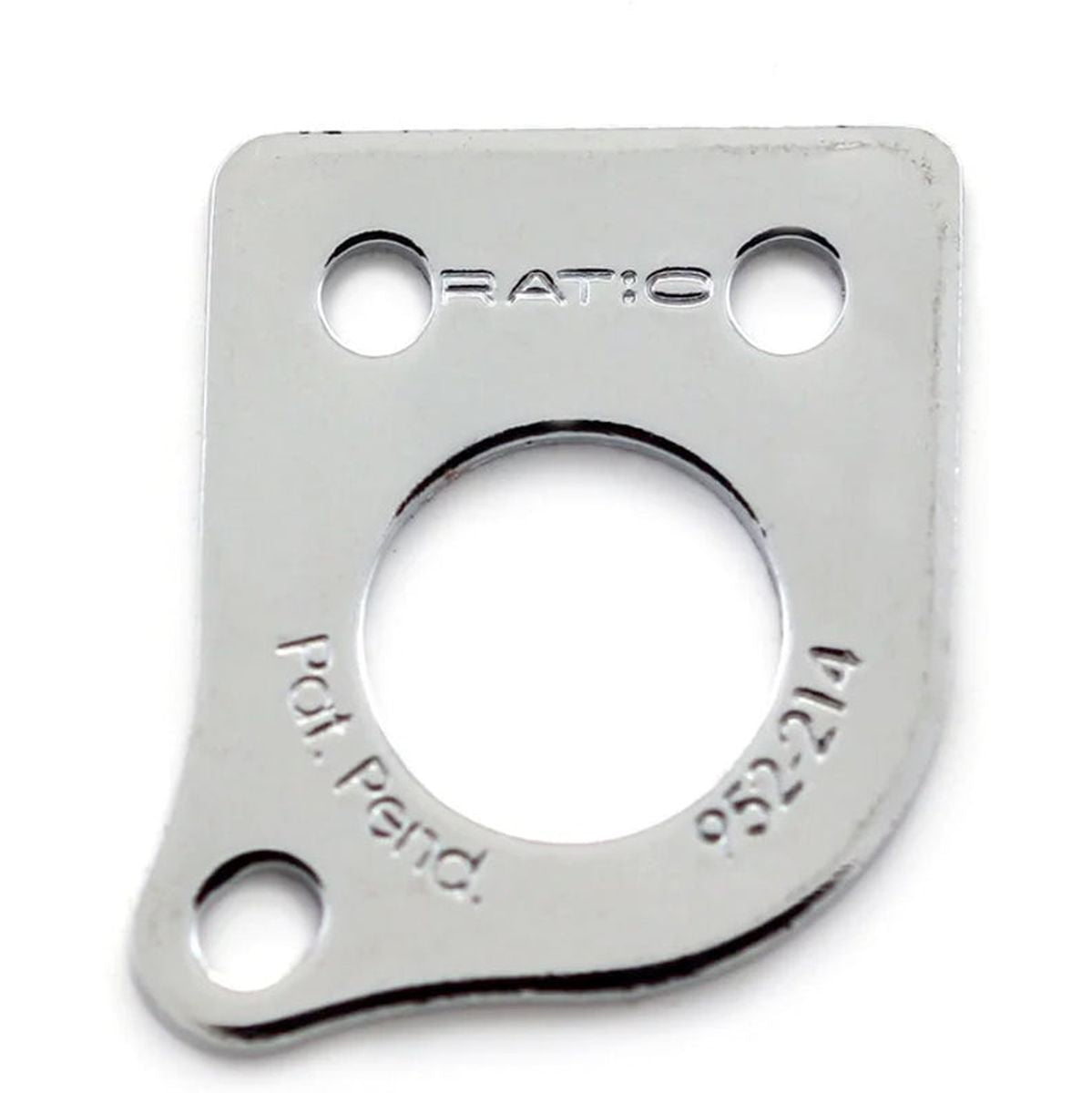 Graph Tech Ratio Plate For 45 Degree Screw Hole - Chrome (1PC)