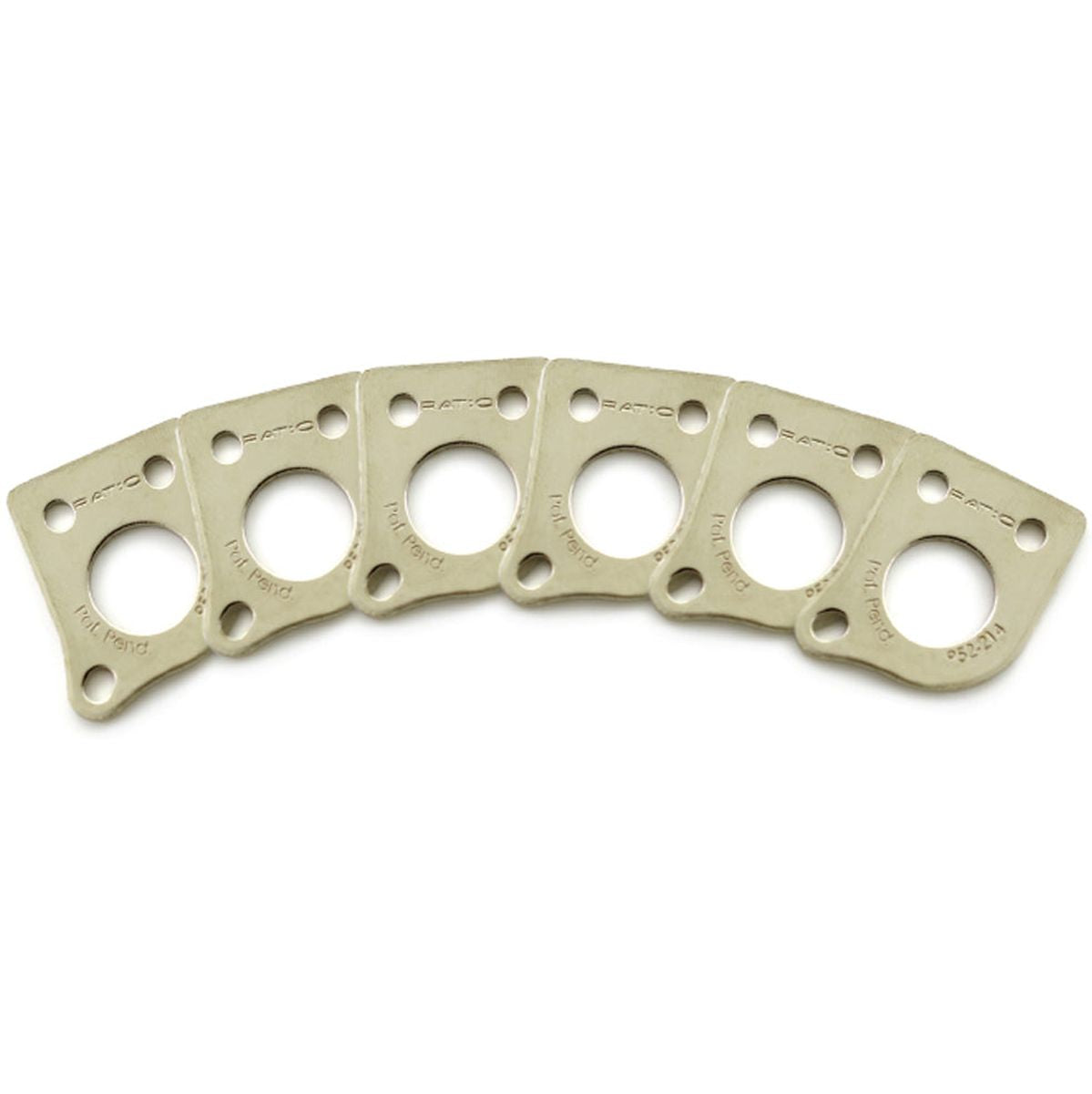 Graph Tech Ratio Plate For 45 Degree Screw Hole - Nickel
