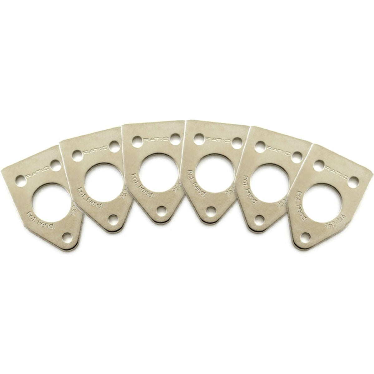 Graph Tech Ratio Plate For 90 Degree Screw Hole - Nickel