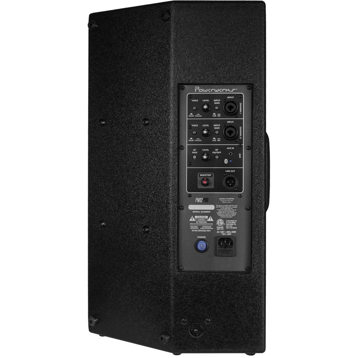 Powerwerks 1000W 12 inch Pro Speaker w/ Bluetooth