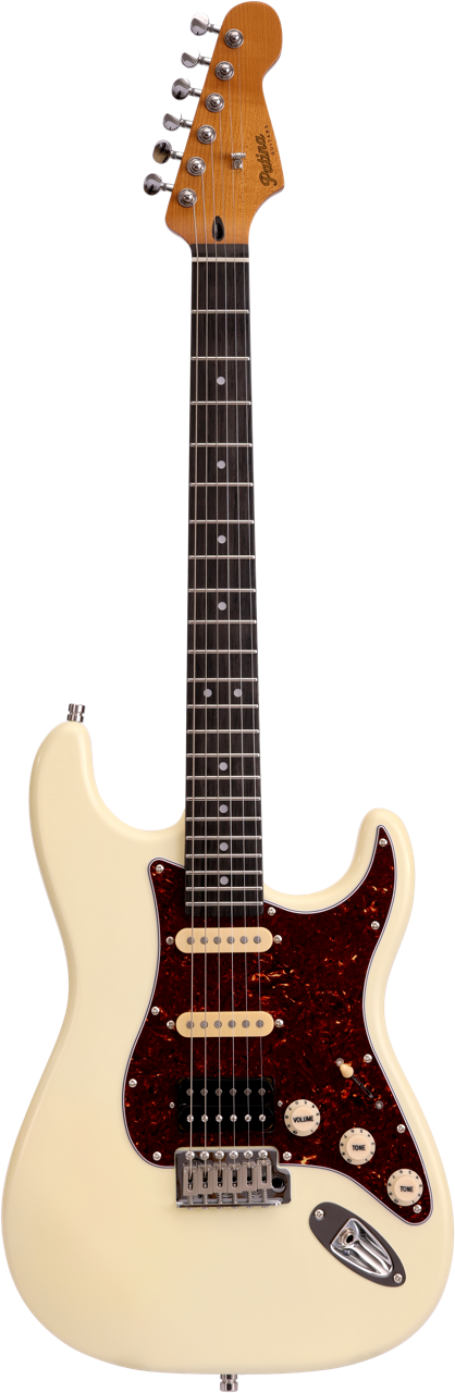 Patina PS-4 Olypic White HSS S-Style Elektrische gitaar