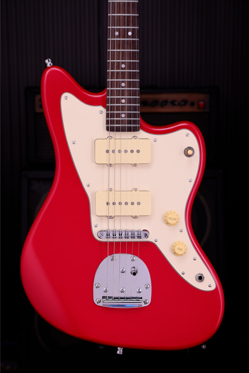 Patina PJ-3 Candy Red JM-Style Elektrische gitaar