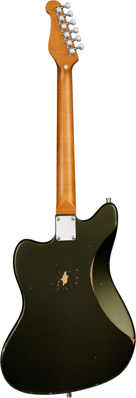 Patina PJ-6 Sherwood Green JM-Style Elektrische gitaar