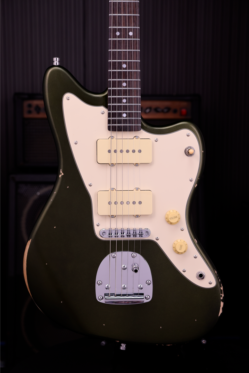 Patina PJ-6 Sherwood Green JM-Style Elektrische gitaar