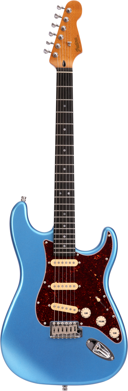 Patina PS-3 Lake Placid Blue SSS S-Style Elektrische gitaar