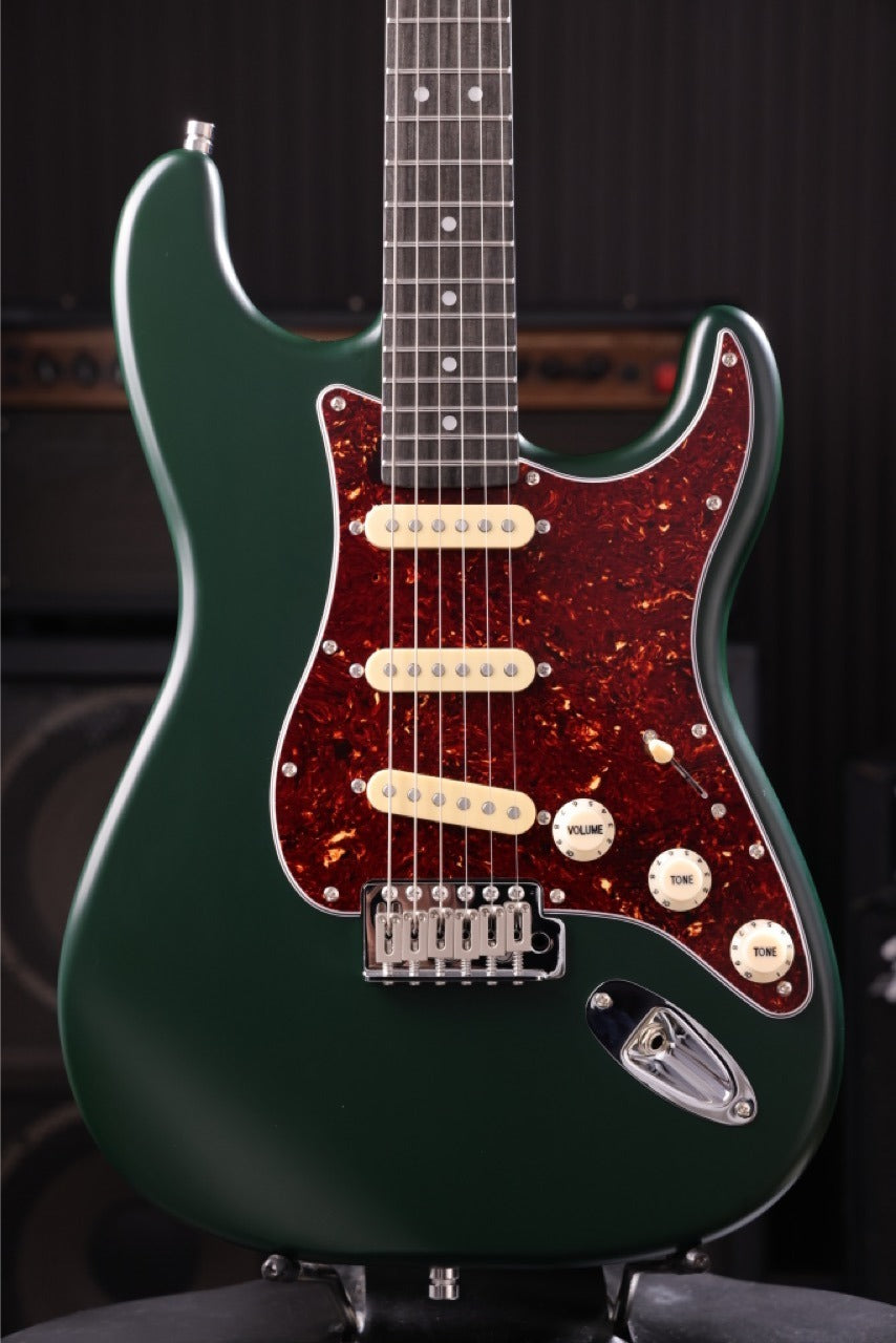 Patina PS-3 Sherwood Green SSS S-Style Elektrische gitaar
