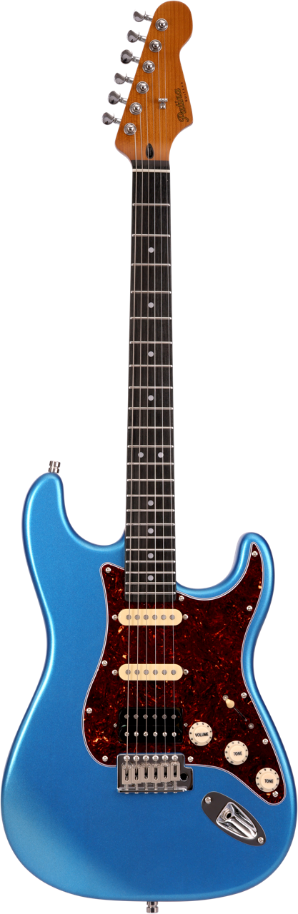 Patina PS-4 Lake Placid Blue HSS S-Style Elektrische gitaar