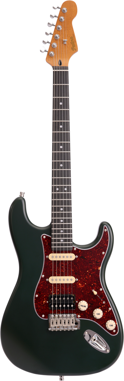 Patina PS-4 Sherwood Green HSS S-Style Elektrische gitaar